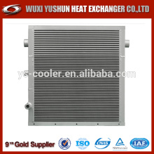 customized oil cooler for screw air compressor